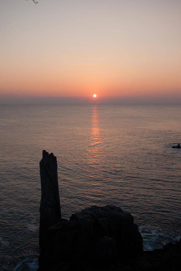 気仙沼の夕日